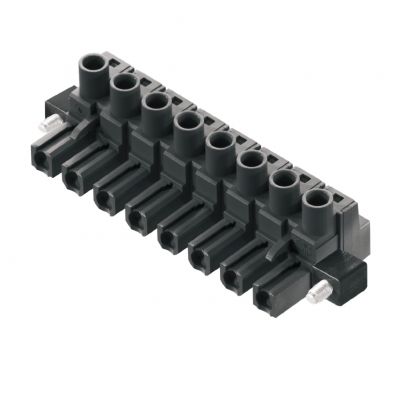 WEIDMULLER BLZ 7.62HP/08/180F SN BK BX Wtyk PCB (złącze wiązki), 7.62 mm, Liczba biegunów: 8, Przyłącze z jarzmem 1095740000 /20szt./ (1095740000)
